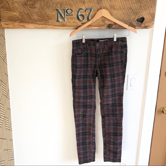 Free People plaid pants - Picture 1 of 4